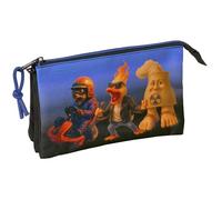 BRAINROT - Triple Pencil Case, Children's Pencil Case, Ideal for School Age Children, Comfortable and Versatile, Quality and Resistance, 22 x 3 x 12 cm
