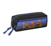 BRAINROT - Triple Small Pencil Case, Children's Pencil Case, Ideal for School Age Children, Comfortable and Versatile, Quality and Resistance, 22 x 6 x 8.5 cm
