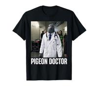 Brainrot Tuff Pigeon Doctor On Night Shift Duty Kid AI Meme T-Shirt