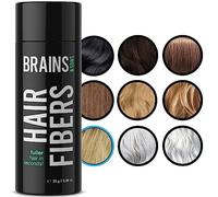 Brains & Son Hair Fiber - Premium Hair Thickener - Immediately Conceals Receding Hairlines, Hair Loss, Balding Areas and Thinning Hair - Undetectable Keratin Fibers - Hair Powder | 25g (LIGHT BLONDE)