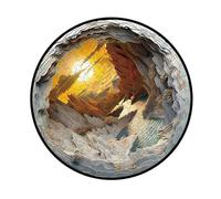 Brains Teaser Puzzle Handcrafted 3D Wooden Cave Puzzle for Adults Sophisticated Design and Stress Relieving Game Art