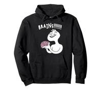 Brains! Zombie, cartoon Pullover Hoodie