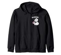Brains! Zombie, cartoon Zip Hoodie