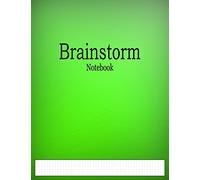 Brainstorm Notebook: 1/6” Dot Grid Graph Paper Ruled