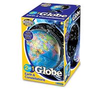 Brainstorm Toys E2001 Light Up 2 in 1 Globe Earth & Constellations, Multicolor