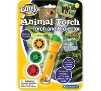 Brainstorm TOYS Animal Torch and Projector - 24 Wildlife Images, Projects Clear Pictures Up to 1 Metre Wide, Interactive Educational Kids Flashlight Toy