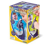 Brainstorm Toys Kids 450X Microscope - 100x, 300x, 450x Magnification with Illuminated Lens, 40+ Piece Educational STEM Kit