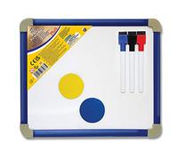 Brainstorm Toys Magnetic Dry Wipe Whiteboard - Perfect for Home Schooling or Classroom, Portable Educational Tool for Kids, Includes Two Strong Flexible Magnets and Three Dry Wipe Pens