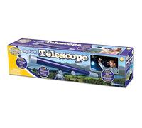 Brainstorm Toys My First Telescope - 20x to 40x Magnification with Lightweight Table-Top Tripod, Perfect Beginner Telescope for Kids, STEM Educational Astronomy Toy