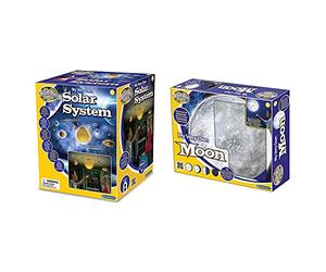 Brainstorm Toys My Very Own Solar System Nightlight & E2003 My Very Own Moon, Nightlight