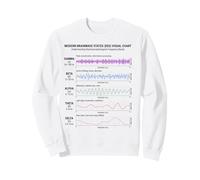 Brainwave Frequency Bands Mind Activity Science Visual Sweatshirt