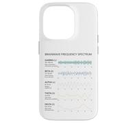 Brainwave Frequency Spectrum Brain Waves Science Chart Case for iPhone 14 Pro