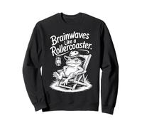 Brainwaves Like A Rollercoaster Frog Sweatshirt
