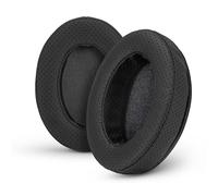 Brainwavz Perforated Thick Memory Foam Ear Pads for ATH M50X, M40X, Steelseries Arctis, HyperX Cloud & Alpha, Logitich G Pro & Many More Headphones, Black