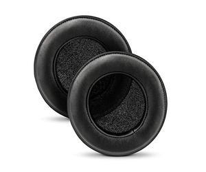 Brainwavz XL Large Replacement Memory Foam Earpads - Suitable For Many Other Large Over The Ear Headphones - Sennheiser, AKG, HifiMan, ATH, Philips, Fostex, Sony (Genuine Leather)
