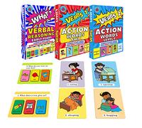 Brainy Bug Resources | 30 Answer 'What?' Questions Flashcards | 60 Action Words Flashcards | English for Kids | Preschool Resources | Kids with Special Needs