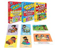 Brainy Bug Resources Adult Language_Skills Educational Flash Cards and Resources for Teaching Language (Early Action Words & Action Words in Sentences)