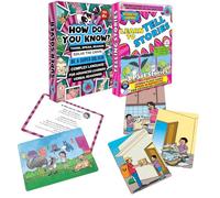 Brainy Bug Resources How Do You Know? & Story Sequencing Combo | 60 Cards (30 + 30) | Explain Your Thinking + 3-Part Stories | Verbal Reasoning & Critical Thinking Skills for Children