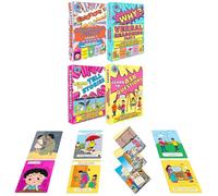 Brainy Bug Resources Social Skils, Verbal Reasoning, Narrative Skills | 4 Decks to Teach - Emotions, Level 1, Answer 'Why' Questions, Ask Questions, Story Sequencing | Speak English