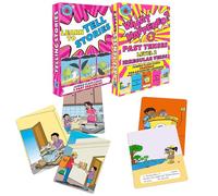 Brainy Bug Resources Teach Grammar and Narrative Skills | 30 Irregular Past Tenses of Action Words | 30 Story Sequence Cards (Audio-Enabled Deck) | Advanced Learners | Learn English