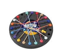 Brainy Knots Game, Knots Games Board Strategy, Hexagon Twisted Rope Puzzle Game, Brainy Knots Puzzle Game for 2 to 4 Players, Genius Square Game, Rope Challenge Game, Kids Board Games