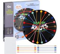 Brainy Knots Game,Rope Challenge Puzzle Game Twisted Rope Untangling Table,A Logic Strategy Board Game Designed for Children and Adults for 2 to 4 Players,Interactive Game Rope Challenge Sorting Toys