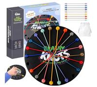 Brainy Knots Game, Twisted Games Rope Challenge Puzzle Game, Logic Strategy Board Game for Adults, Interactive Board Games for Family Gathering