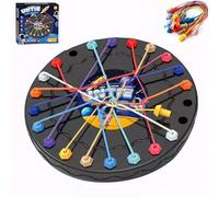 Brainy Knots Puzzle Game - 10 Colored Ropes Disentanglement Toy, Interactive Strategic Board Game for Kids & Adults, Enhances Logical Thinking & Parent-Child Bond, Ideal Family Gathering Gift