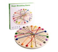 Brainy Knots Puzzle Game - Strategy Roope Untangling Challenge | Rope Knots Untangle Board Game, Roppe Board Hunting Games, Roppe Knot Games, Twisted Rope Puzzle For Friends Family Boys Girls Children