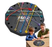 Brainy Knots Rope Untangling Table, Twisted Rope Puzzle, Rope Knots Challenge Game, Strategy Untangling Challenge Puzzle, String Solution Central Lacing Toys for Adults Kids