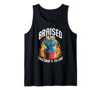 Braise the roof, Then Drop it to Low. Chef Puns Tank Top
