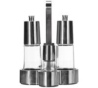 Braisogona Bella Oil and Vinegar Set, Silver, 30 x 30 x 30 cm