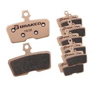 Brakco Avid Code 2011+/sram Code R Code Re-c Sintered Disc Brake Pads 25 Pairs Golden
