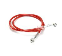 Brake Accessories 10mm 28° Banjo Motorcycle Accessories Braided Oil Pipe Hydraulic Cable Brake Line Hose Red 400mm-2400mm for Suzuki for Kawasaki for Y-AMAHA(500mm)