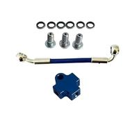 Brake Accessories 28°-90° Motorcycle M10 Screw M10X1.25 Brake Clutch Hose Fittings 3way Adapter Hydraulic Oil Pipe Accessories(110cm)