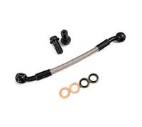 Brake Accessories 30CM-500CM 28°-28° Motorcycle Accessories Braided Cable Brake Line Hydraulic Clutch Oil Hose M8/10x1mm/1.25mm(300CM M8/10X1.25mm)