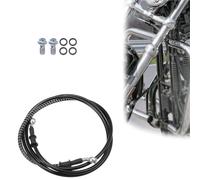 Brake Accessories 30CM/50CM/60CM/80CM/100CM/110CM/150CM/200CM/220CM 1 Set Motorcycle Brake Line Oil Hose Pipe with Spring Protection(200cm)