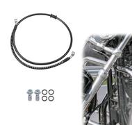 Brake Accessories 30CM/50CM/60CM/80CM/100CM/110CM/150CM/200CM/220CM 1 Set Motorcycle Brake Line Oil Hose Pipe with Spring Protection(100cm)