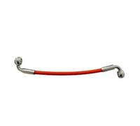 Brake Accessories 90°-90° Motorcycle Front Rear Stainless Steel Hydraulic Braided Brake Clutch Oil Hose Line Pipe M10 Banjo Accessories(120cm)