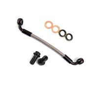 Brake Accessories M8/10x1mm/1.25mm Motorcycle Accessories Hydraulic Brake Cable Line Braided Clutch Oil Hose 90°-90°(500CM M8/10X1mm)