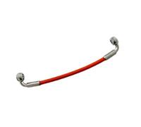 Brake Accessories Motorcycle Accessories Stainless Steel Braided Brake Line Front Rear Hydraulic Clutch Oil Hose M10 Banjo 90°-90°(100cm)