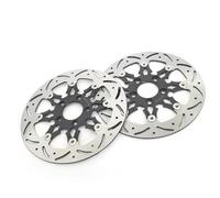 Brake Accessories Motorcycle Front Rear Brake Discs Rotors For HARLEY For DAVIDSON FLS For Softail Slim 2012 2013 2014(Black Silver)