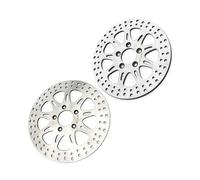 Brake Accessories Motorcycle Front Rear Brake Discs Rotors For HARLEY For DAVIDSON FLS For Softail Slim 2012 2013 2014(Silver)