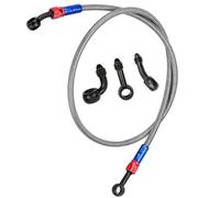 Brake Accessories Universal Motorcycle ATV Motocross Hydraulic Brake Line 10 Cm~500 Cm Brake Hose 0° 28° 90° M10 Oil Hose Pipe Fitting(120cm)