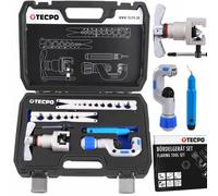 Brake, air conditioning and fuel line crimping tool, 6-19 mm, large set