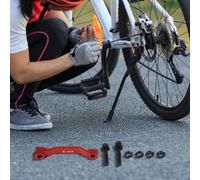 Brake Alloy for Brake Disc Bike Adapter for 160mm Post Front Fork for 180mm or 203mm Conversion Mount Plus Rear for Bicycle Aluminium M (Red 180mm)