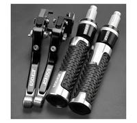 Brake and Clutch Lever Set for 650GT 2022-2024 Motorcycle Adjustable Brake Clutch Levers Handle Hand Grips Handlebar Ends Plugs(C)