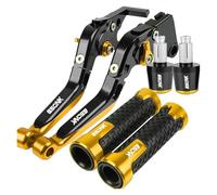 Brake and Clutch Lever Set for 650NK 2019 2020 2021 Motorcycle Accessories Adjustable Brake Clutch Levers Handlebar Grips Ends(K)