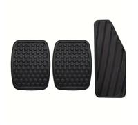 Brake and Clutch Pedal Rubber 3-Piece Set Car Foot Pedals Anti-Slip Durable Brake And Accelerator Pedal Pads Universal For Vehicles
