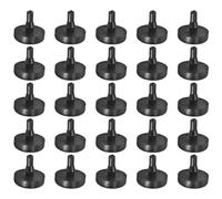 Brake and Clutch Pedal Stop Pad 30pcs Black Rubber for Switch